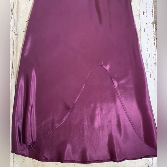 Vintage BB Collection Sheer Dress with Satin Slip Rose & Ruffles - Size 6 - Picture 7 of 7